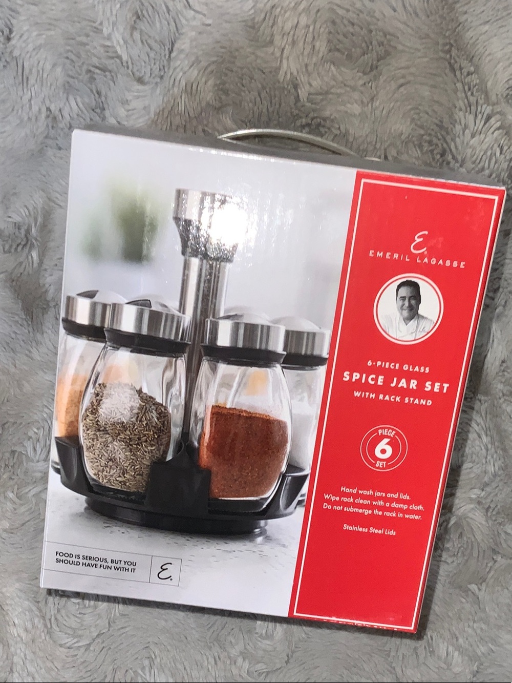 Emeril Lagasse Spice Jar Set with Rack